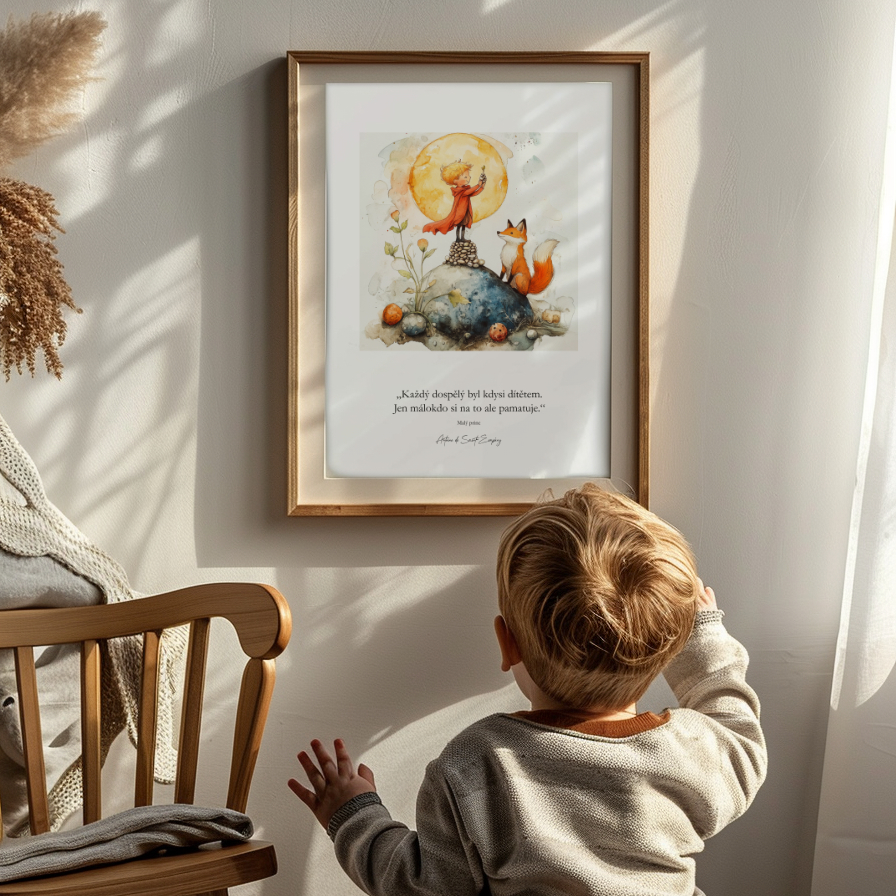 detsky plakat maly princ1
